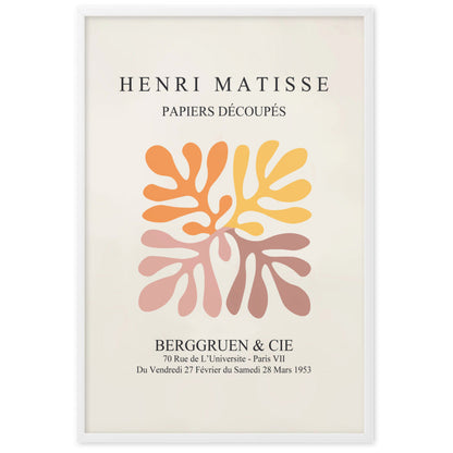 Poster - Henri Matisse, Papier Découpés bunte Blätter Henri Matisse ohne Rahmen / 21×30 cm artlia