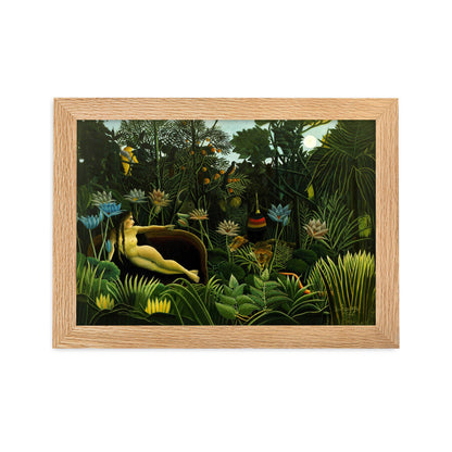 Poster - Henri Rousseau, Der Traum Henri Rousseau Oak / 21×30 cm artlia
