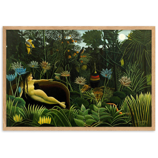 Poster - Henri Rousseau, Der Traum Henri Rousseau Oak / 61×91 cm artlia