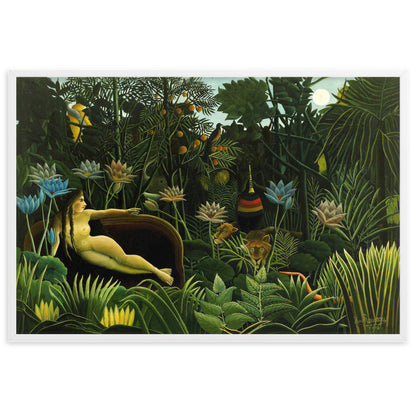 Poster - Henri Rousseau, Der Traum Henri Rousseau Weiß / 61×91 cm artlia